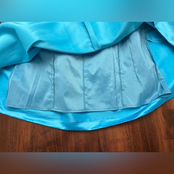 Trina Turk Nautilus Dress Size 6 Gulfstream Blue Wedding Formal Party Spring NWT - Picture 11 of 16